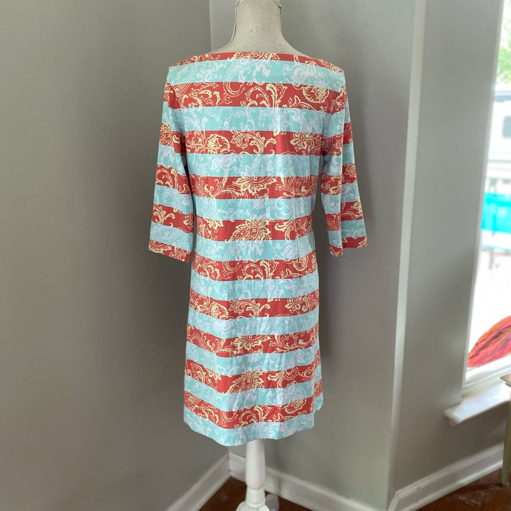 J Mclaughlin Catalina Cloth Paisley Stripe Print … - image 5